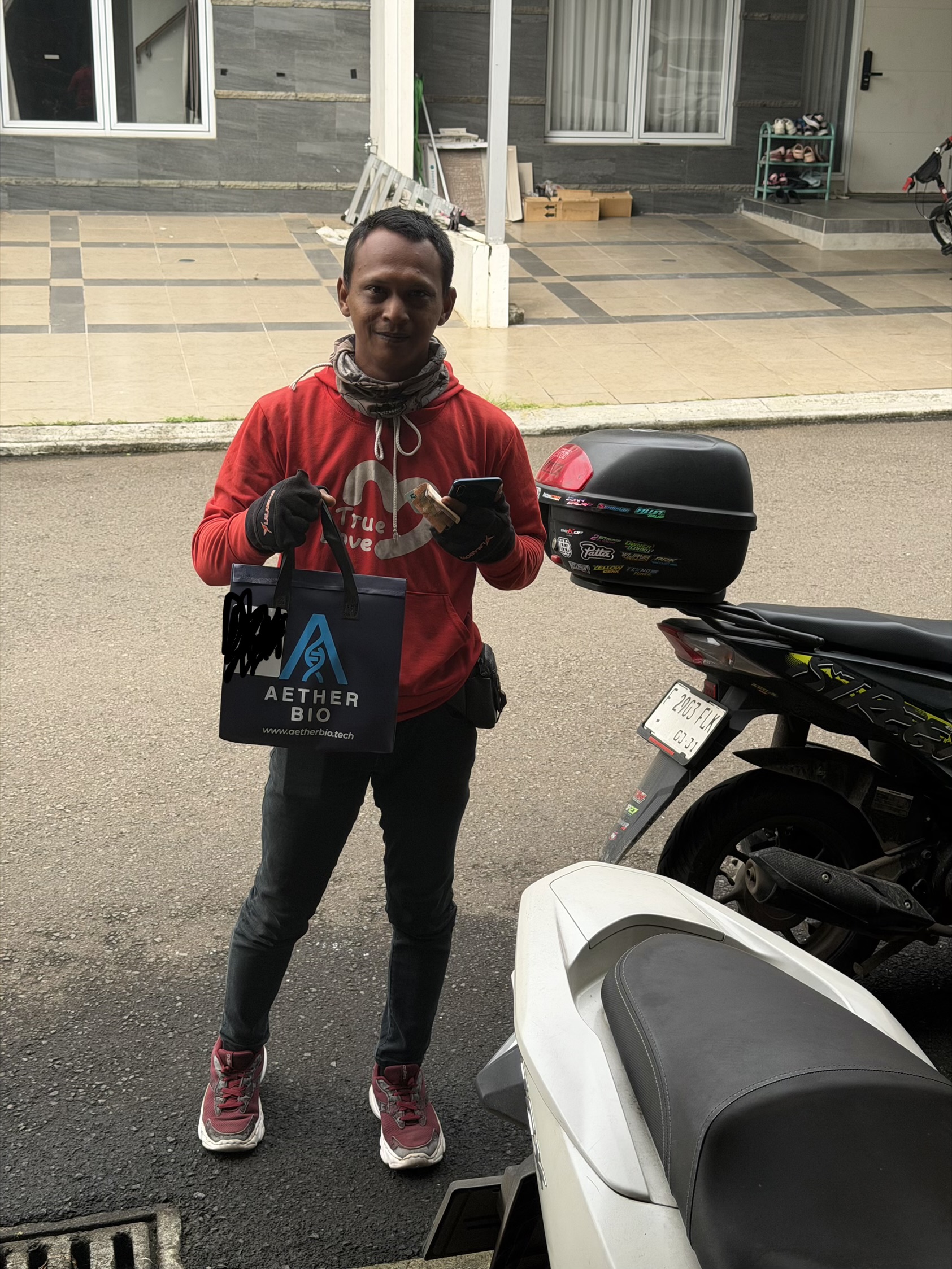 Delivered to Jakarta